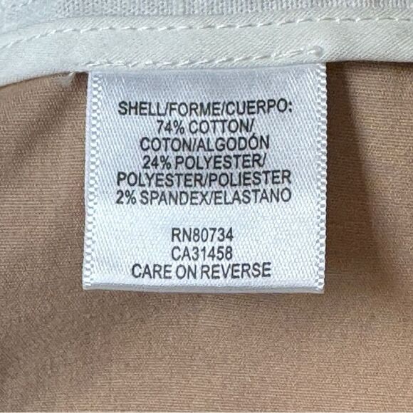 New!! BCBGMaxAzria White Linen Wide Leg Dress Pants Trousers - Sz 6 TALL GIRLS! - Picture 9 of 14